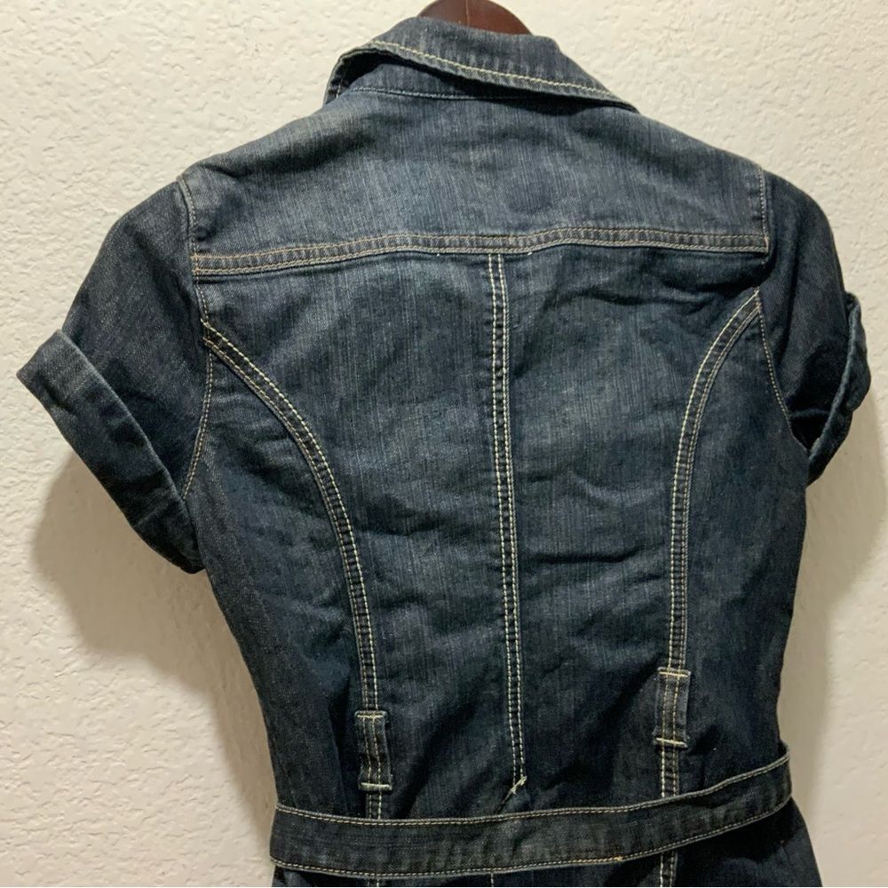 New G by guess Jean jacket size small short sleeves - Picture 7 of 10